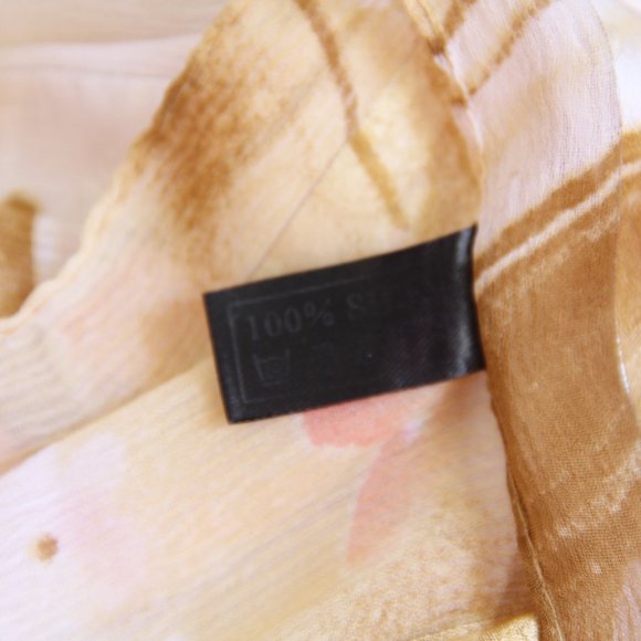 100% Silk Scarf/Wrap. Gorgeous Combination of Silk Weaves - Picture 8 of 13